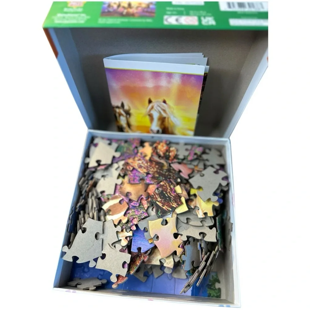 Glow in the Dark - Wild Stallions 300 Piece EZ Grip Puzzle - Kids Puzzle